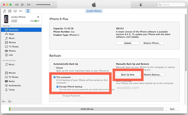 Airdrop from iPhone to Mac with iTunes
