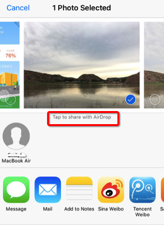 How to AirDrop from iPhone to Mac