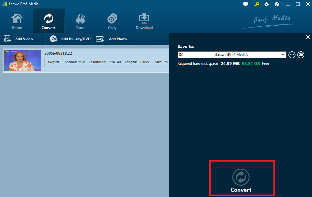 Easy Methods to Convert WTV to MKV | Leawo Tutorial Center