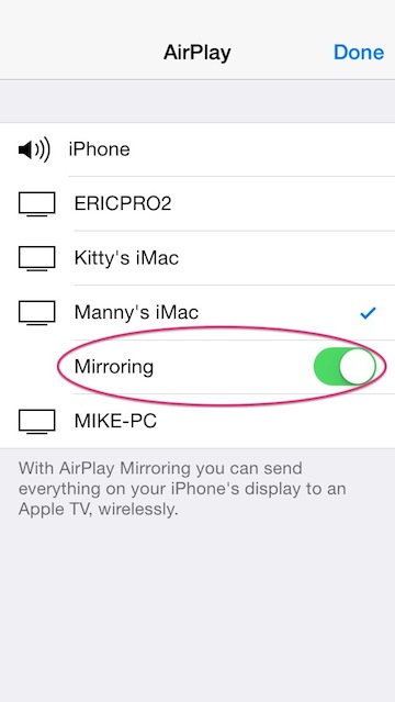 miracast iphone and alternatives