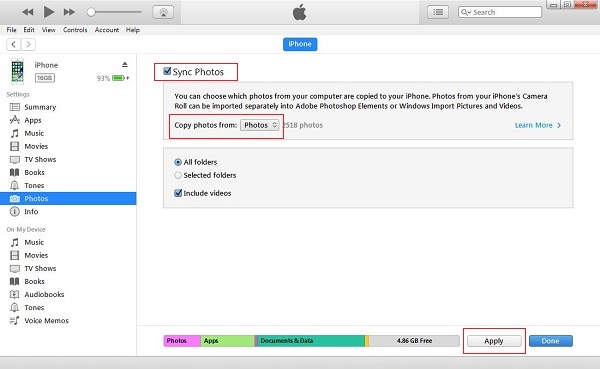 Transfer Files from Computer to iPad with iTunes