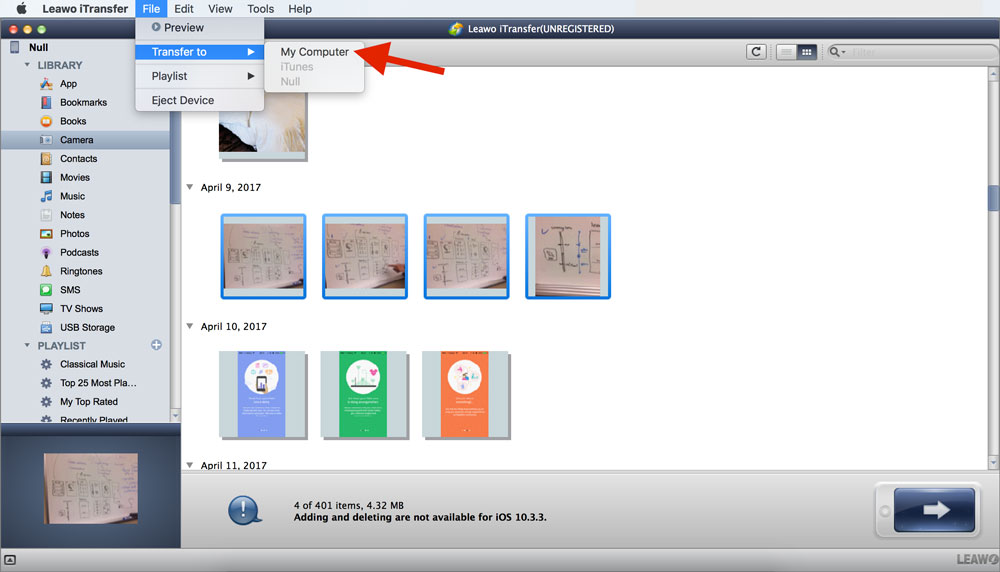 another way you can transfer your photos to Mac