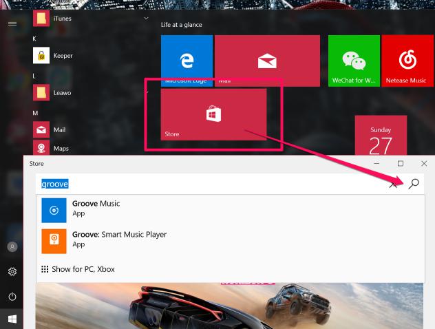 get Microsoft Groove downloaded on your Windows 10