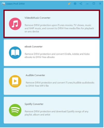  从iPhone 传输音乐运行Leawo-DRM 教授 