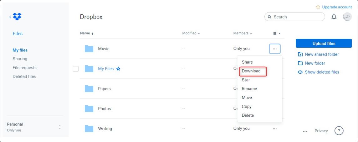   从 iPhone 传输音乐 - 使用 Dropbox 进行传输
