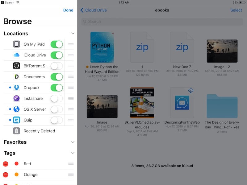 iOS 11 Files App