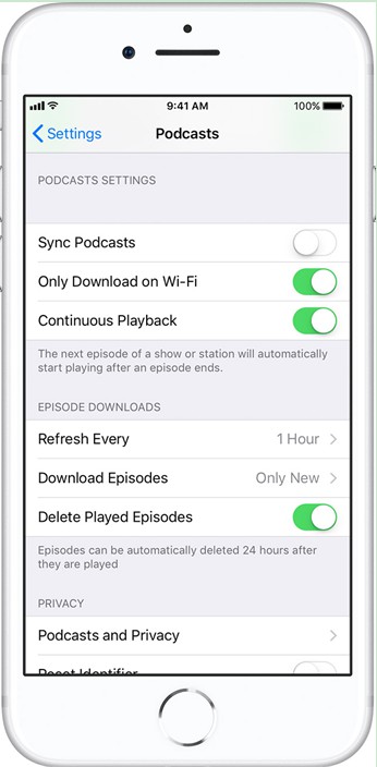 Sync Podcast to iPod from Old iPod via Settings App