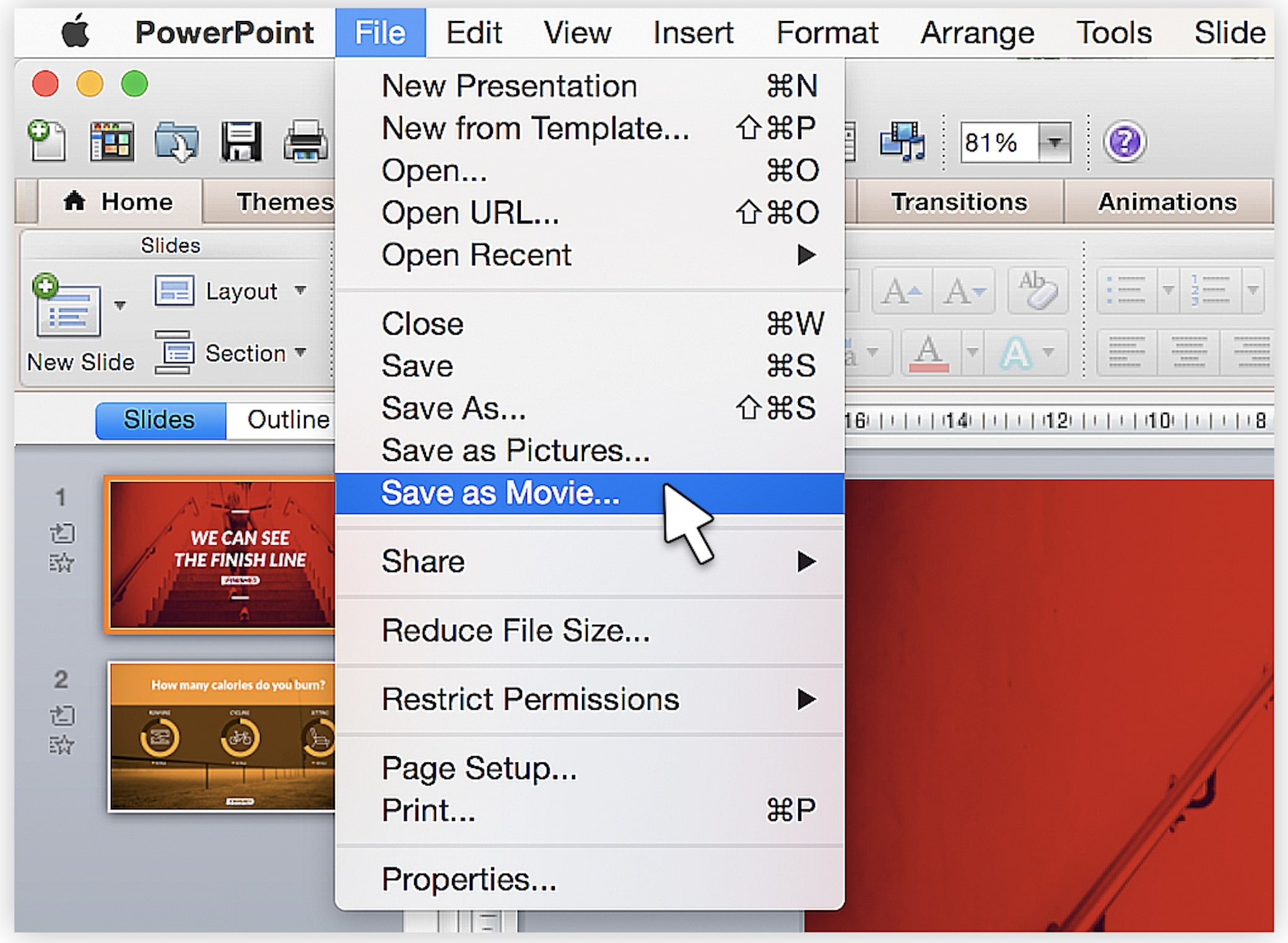  convert-ppsx-to-video-on-PowerPoint-mac 