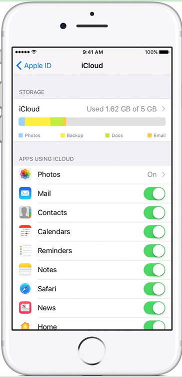 Sync iPhone Contacts to iCloud