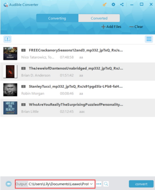 設定輸出目錄可聽  