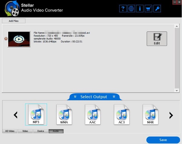 Stellar Audio Video Converter