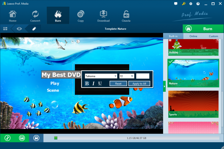 How to Convert a TP File to DVD? | Leawo Tutorial Center