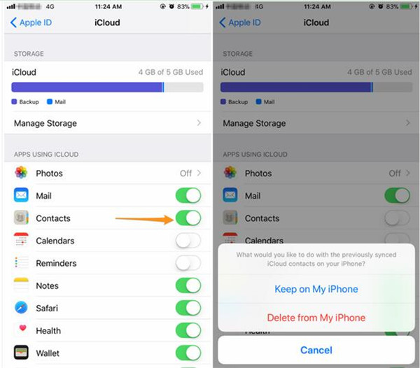 Sync Contacts from iCloud