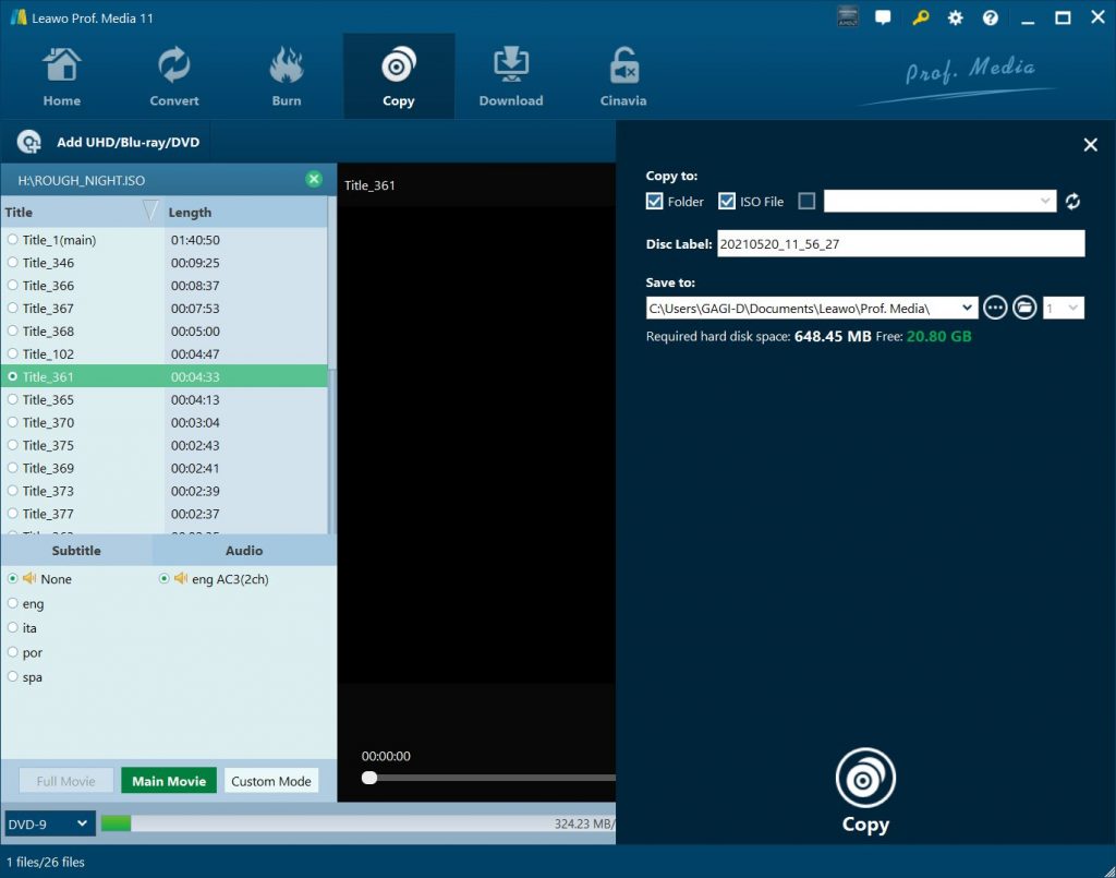 如何使用-Leawo蓝光光盘复制至蓝光光盘 03