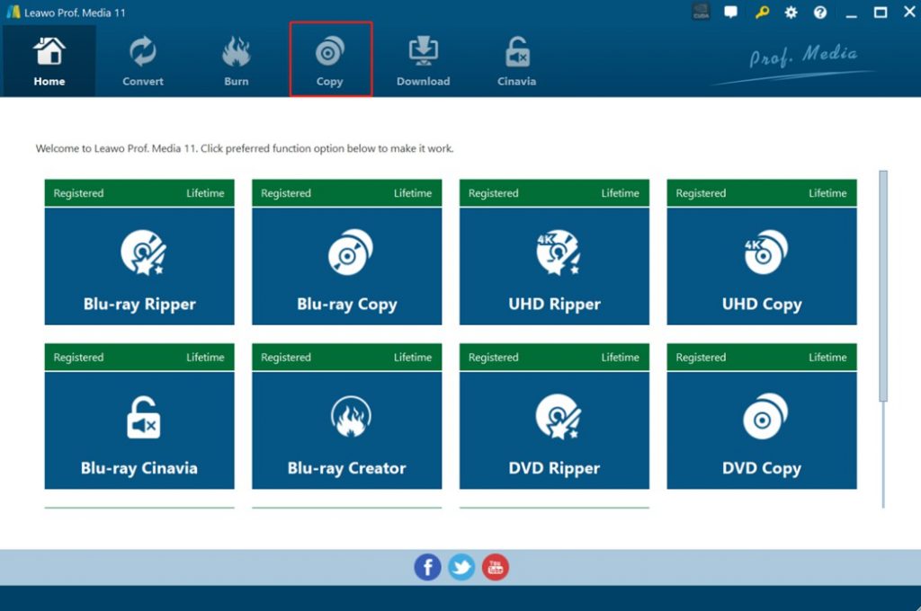 适用于 Windows 8 的 10 款最佳 ISO 创建软件 - leawo-blu-ray-copy-1