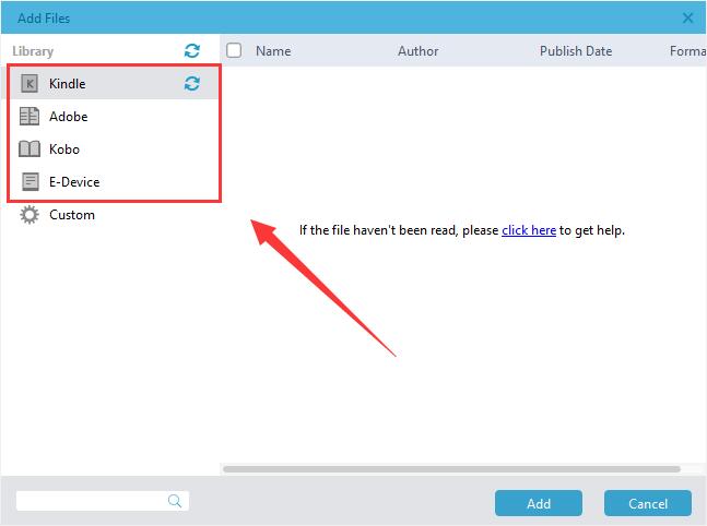  import-files-from-Kindle-adobe-kobo 