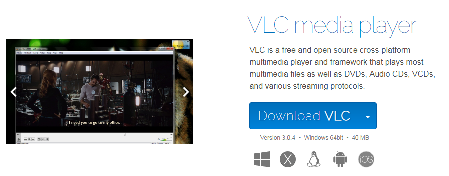 Download and install VLC