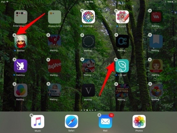 Delete-Games-on-iPad-through-Tapping-and-Holding