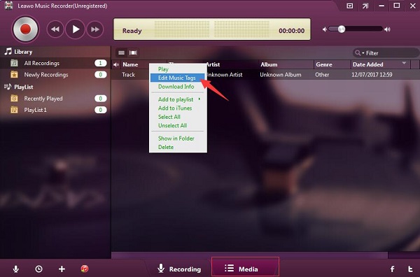 通过音乐录音机和leawo-prof.媒体标签将磁带转换为CD