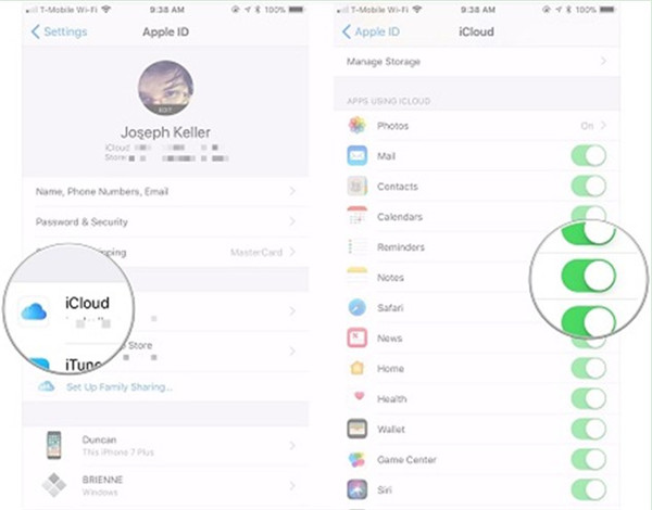 how-to-transfer-notes-from-iphone-to-gmail-with-icloud.com-sycn-on-iphone-11