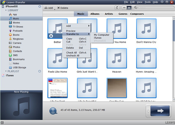 how-to-transfer-music-from-iphone-to-blackberry-with-itransfer-music-2