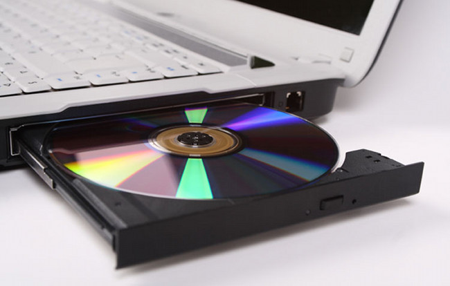 Insert DVD to disc drive
