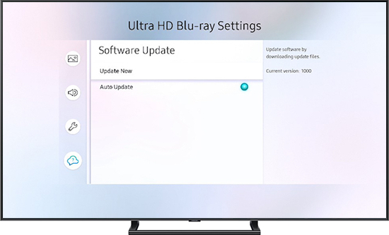 How to update Samsung Blu-ray player