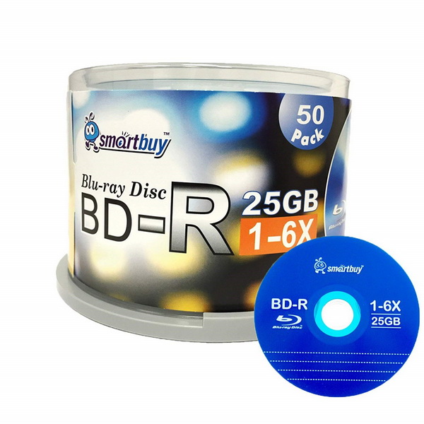 Smartbuy BD-R 25 GB 6 X Blu-ray