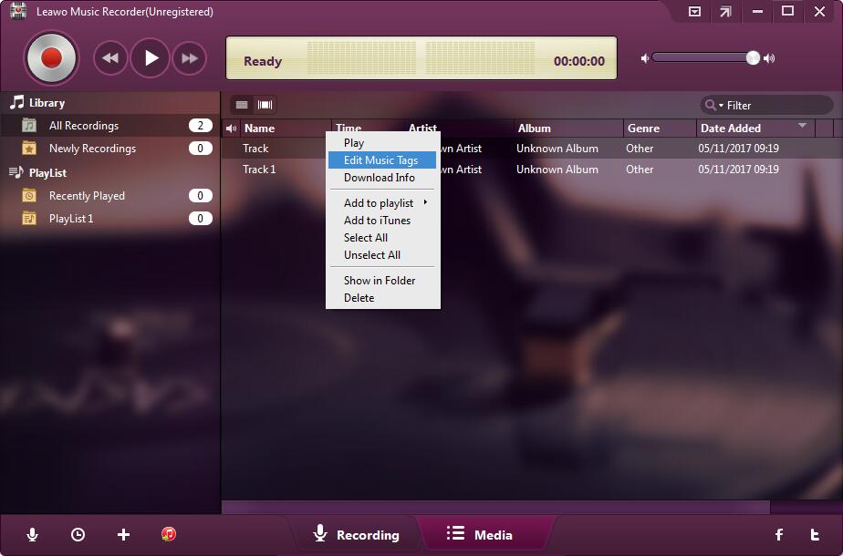 通过音乐录音机编辑标签 3 将作品转换为 mp12