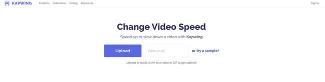 speed-up-quicktime-kapwing-home