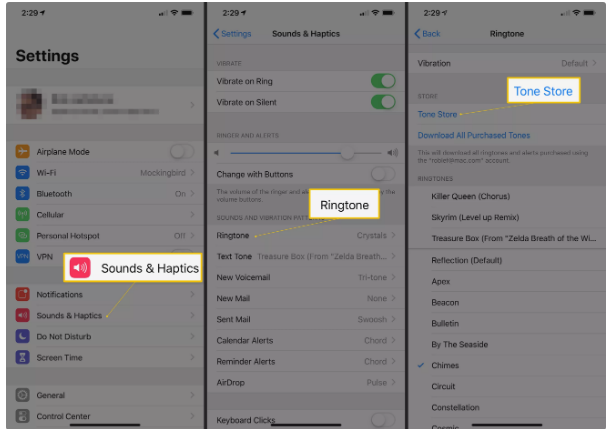 在iPhone 6上设置铃声
