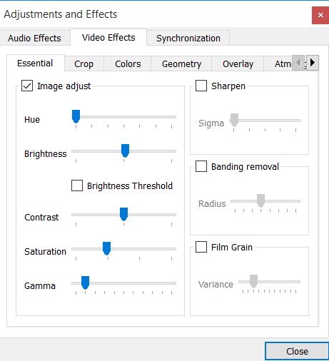 are the Audio and Video Effect Settings VLC | Leawo Tutorial Center