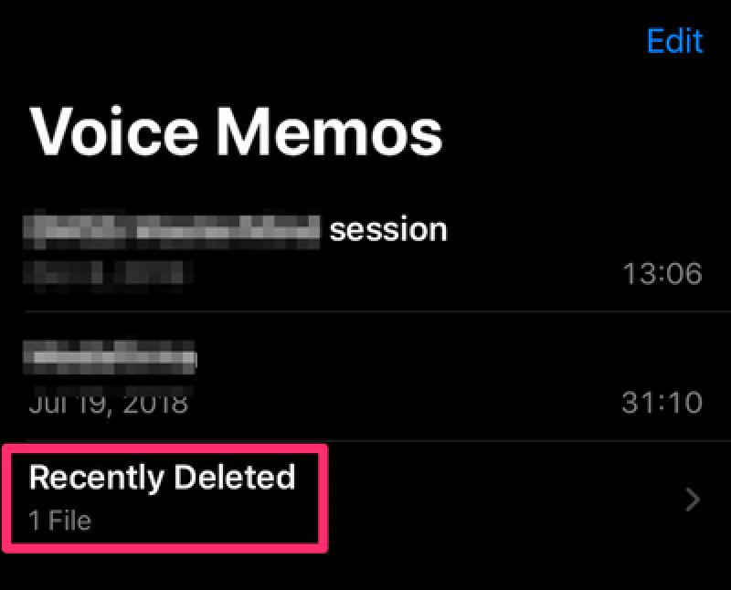 recover-voice-momos-from-Recently-Deleted-folder 01