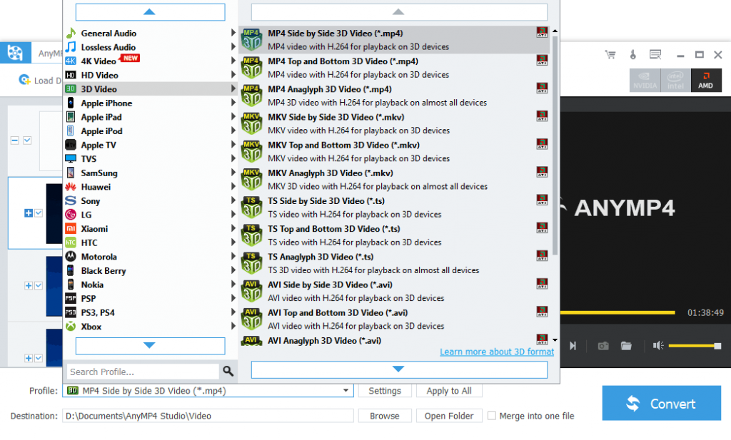 通过 anymp4-dvd-ripper-10 将 dvd 转换为 playbook