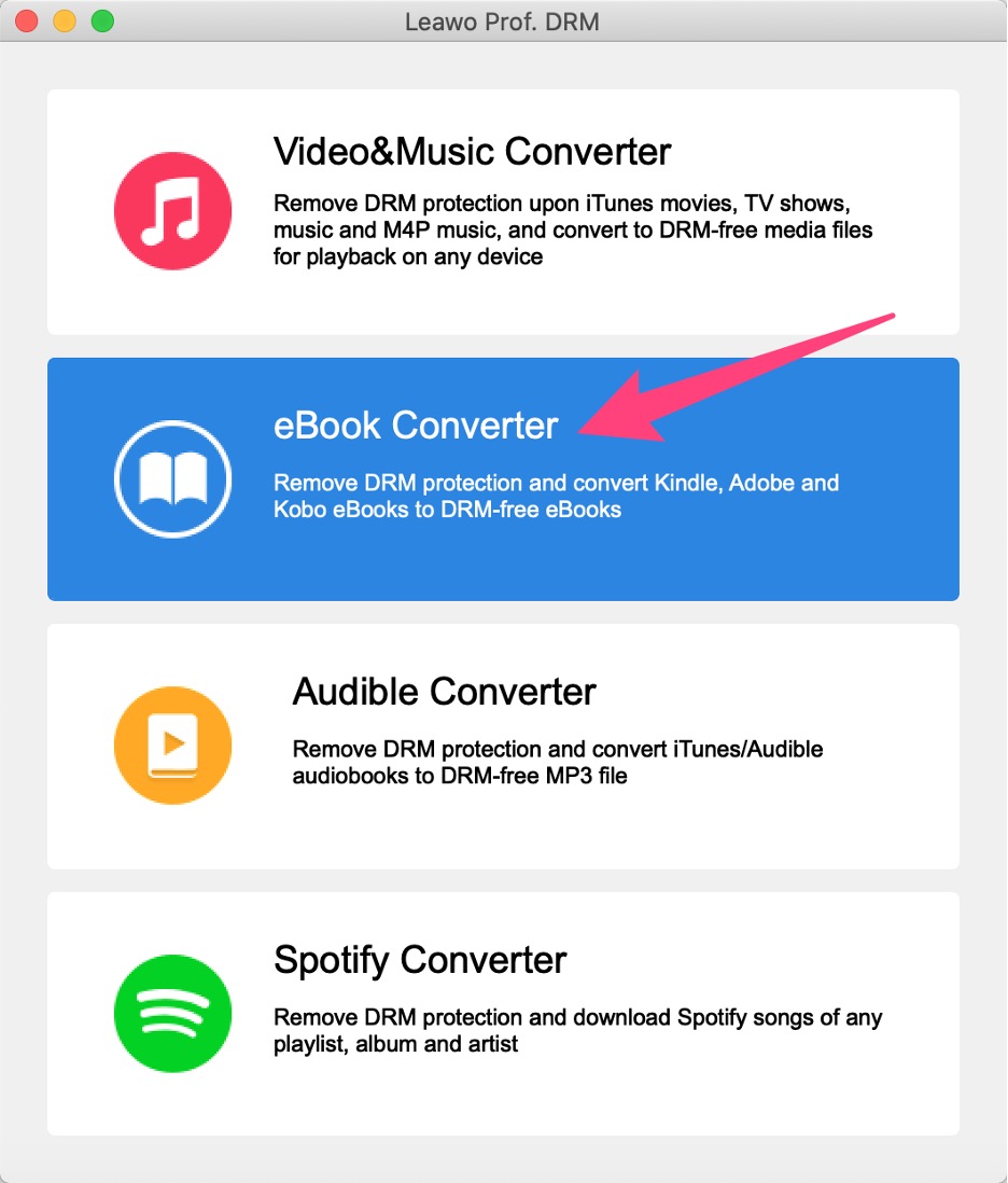  将书籍添加到电子书转换器 