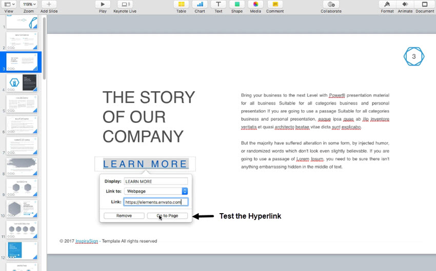 Test-the-Keynote-web-page-hyperlink  