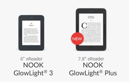  nook-glowlight-3 和 nook-glowlight-plus 