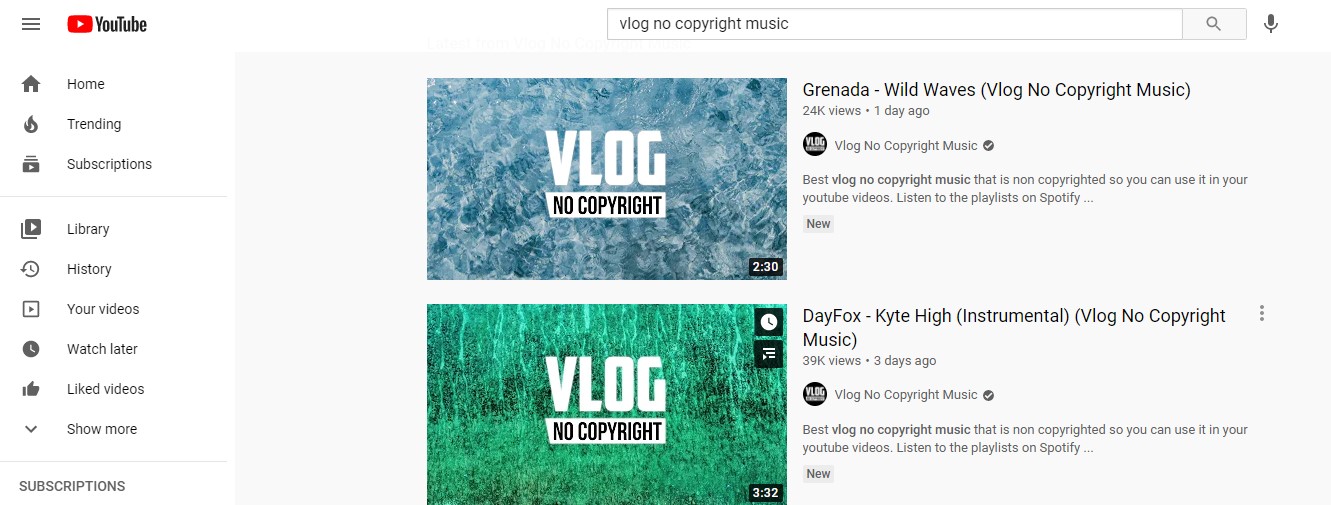 Get-vlog-no-copyright-music-youtube