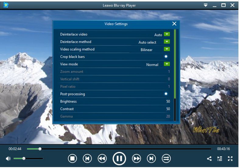  3D色情漫画leawo蓝光播放器视频设置 