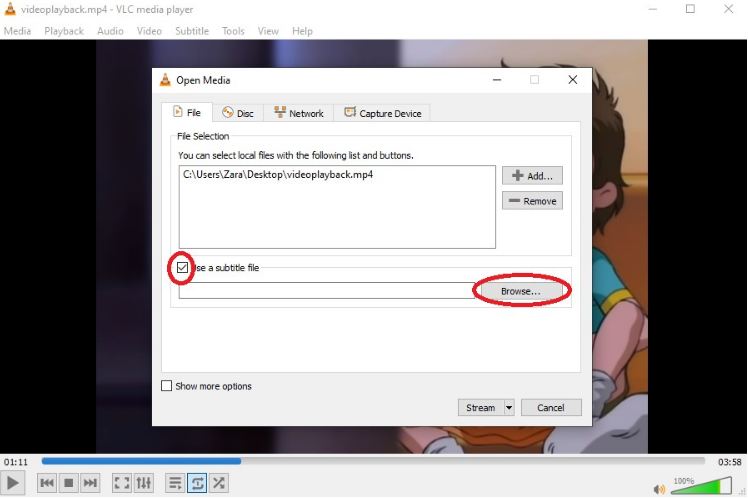  VLC-subtitle-delay-add-subtitles-into-the-program 