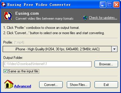 eusing-free-video-converter
