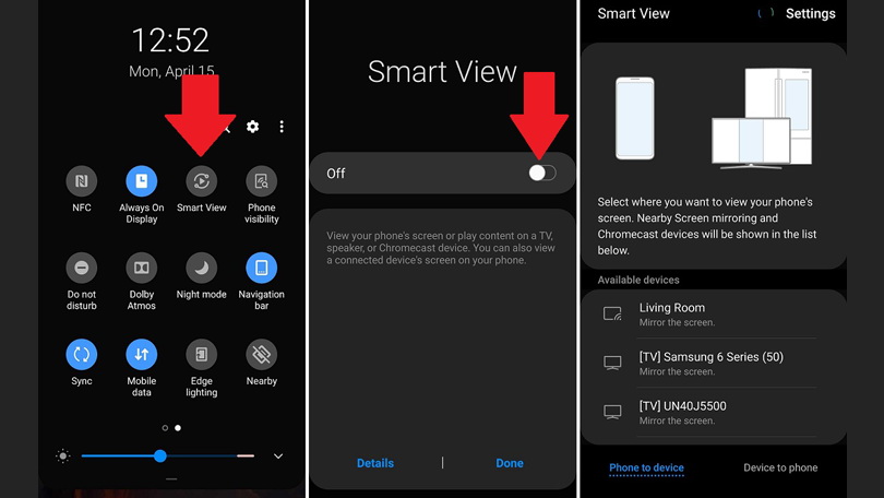  how-to-connect-phone-to-tv-Samsung-Galaxy-Smart-View 