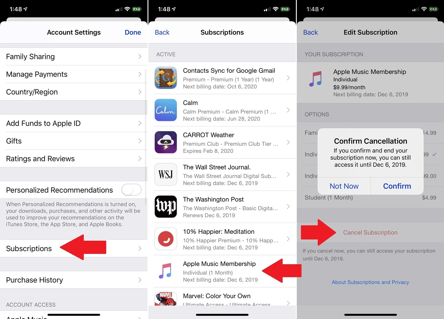   如何取消 iPhone-2 上的 Apple 音樂