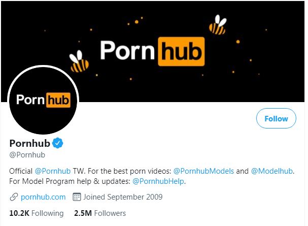  Twitter-porn-@Pornhub 