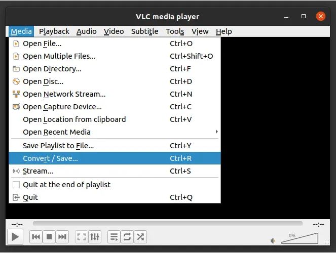  VLC-Convert-MKV-to-MP4-choose-convert-feature-in-VLC 