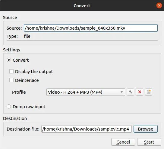 VLC-Convert-MKV-to-MP4-choose-the-output-format 