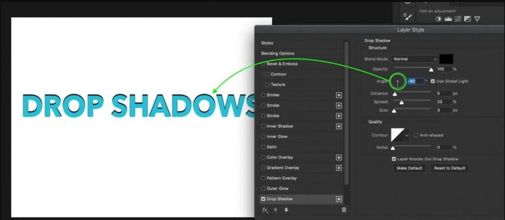 Add-drop-shadow-to-image-in-Photoshop-1
