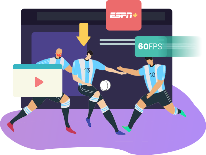 ESPN+影片下載器