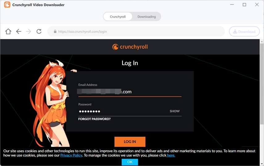 Crunchyroll影片下載工具