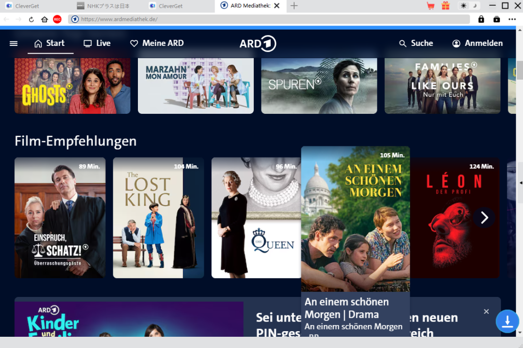 ARD影片下載工具